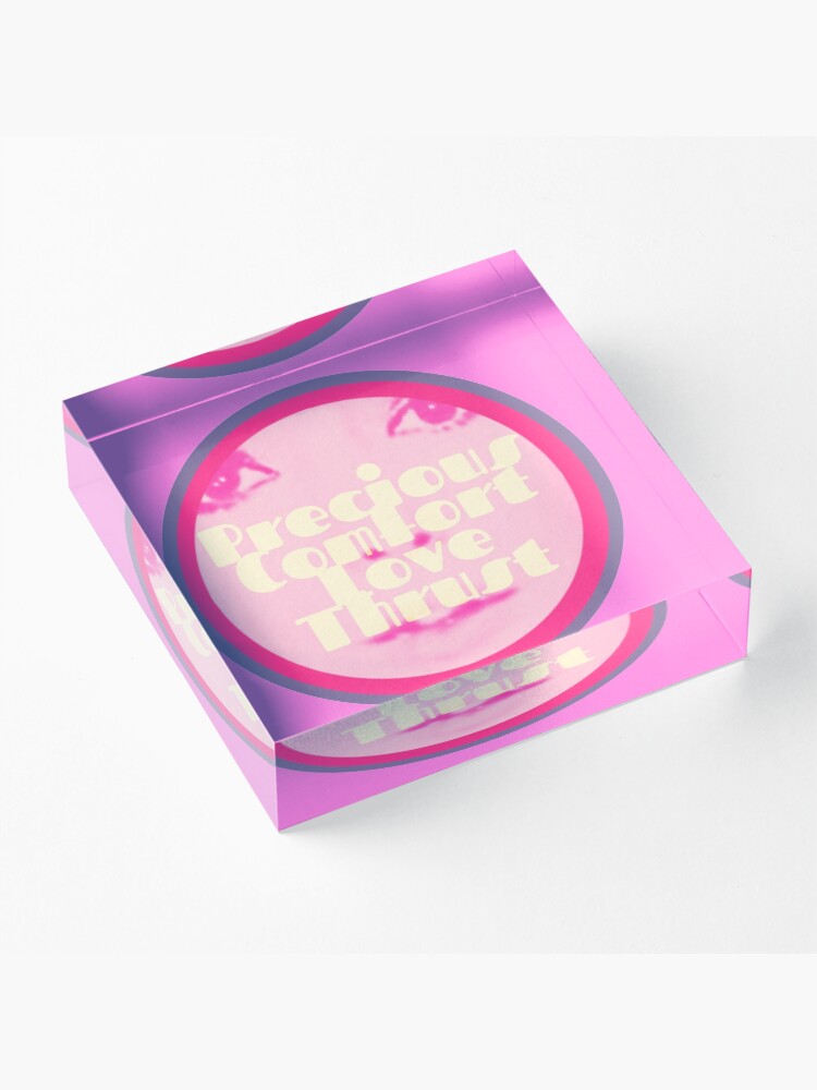 Alternate view of Precious Comfort Love Thrust Logo Acrylic Block