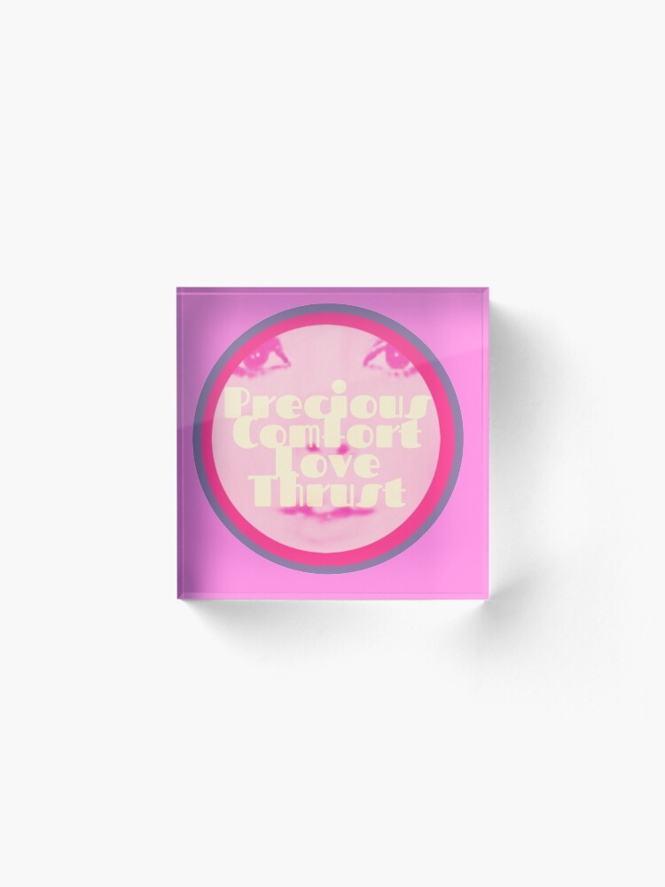 Alternate view of Precious Comfort Love Thrust Logo Acrylic Block