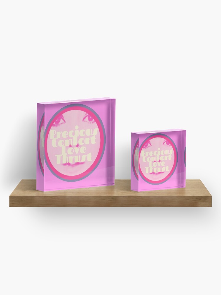 Alternate view of Precious Comfort Love Thrust Logo Acrylic Block