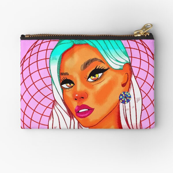 GLOBAL EYES WITH A PRETTY SMILE Zipper Pouch