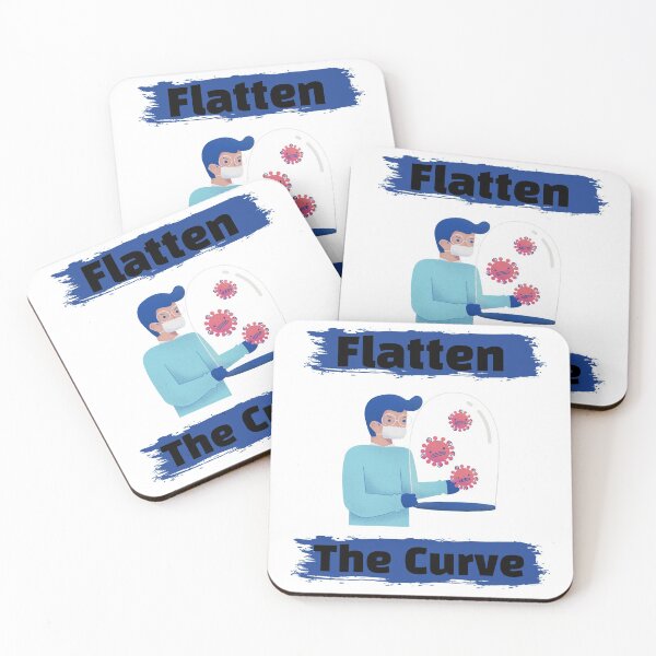 Item preview, Flatten The Curve designed and sold by rp-store.