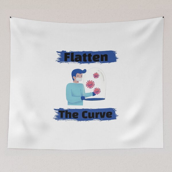 Item preview, Flatten The Curve designed and sold by rp-store.