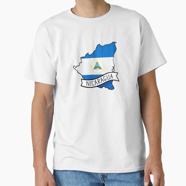 Item preview, Nicaragua Flag Map Sticker designed and sold by Drawingvild.