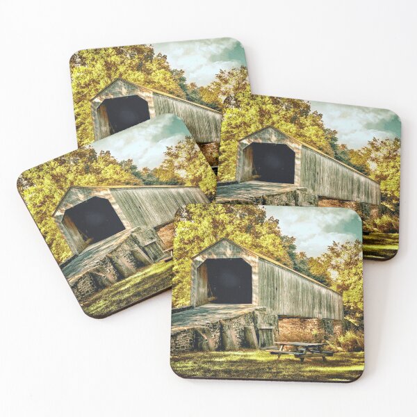 Item preview, Covered Bridge Fall Scene designed and sold by James DeFazio.
