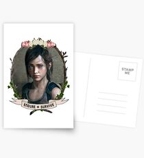 Endure and Survive - Ellie // The Last of Us Postcards