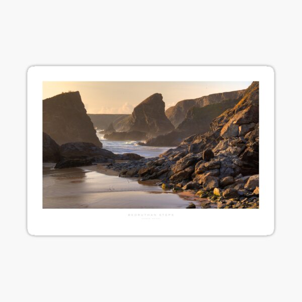Bedruthan Steps, Cornwall Sticker