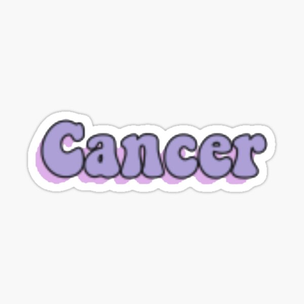 Cancer Sticker WATERPROOF Zodiac