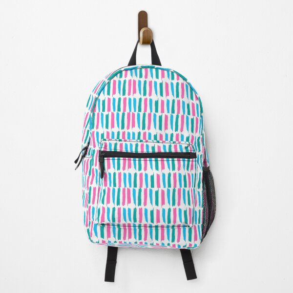 Item preview, Blue Pink Green Brushstroke Retro Graphic designed and sold by Everyday Designs.