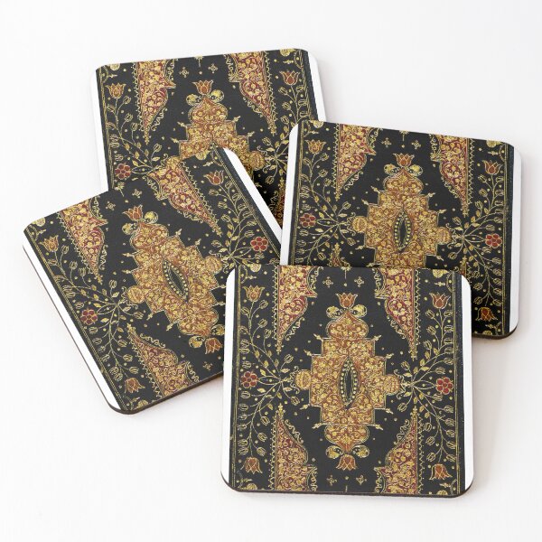 Item preview, Black and Gold Floral Book designed and sold by Falln.