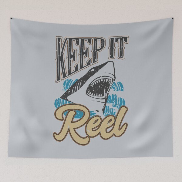 Item preview, Keep It Reel Awesome Shark designed and sold by Christopher Taylor.