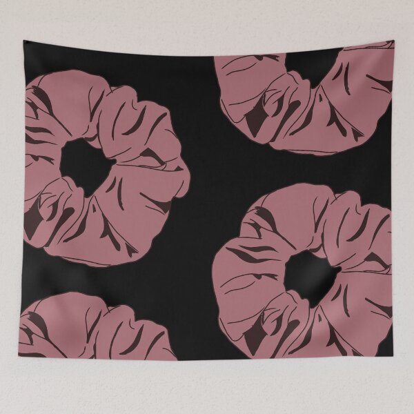 Item preview, pink scrunchie designed and sold by Elizebeth Nacion.