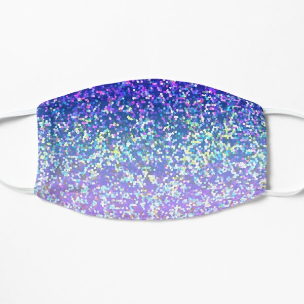 Glitter Graphic Mascarilla plana