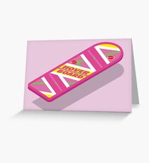 Back to the Future Hoverboard (floating) Greeting Card