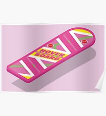Back to the Future Hoverboard (floating) Poster