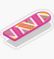 Back to the Future Hoverboard (floating) Sticker