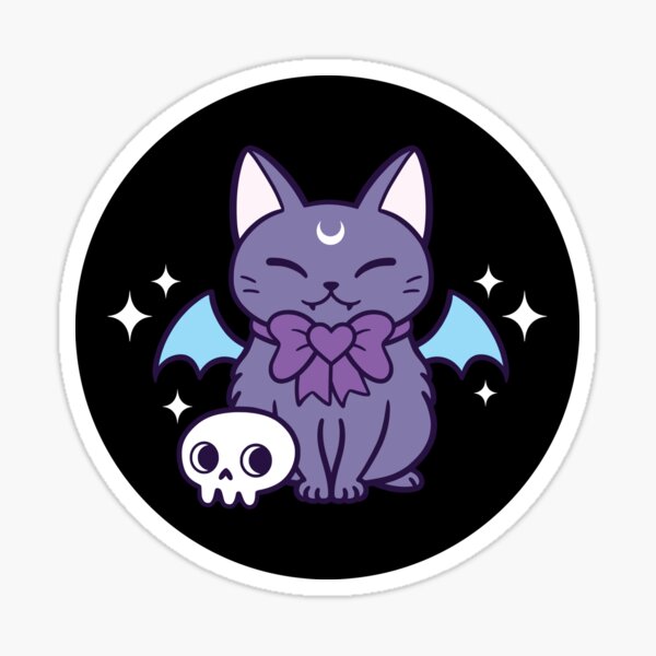 Item preview, Bat Kitten // Black | Nikury designed and sold by nikury.