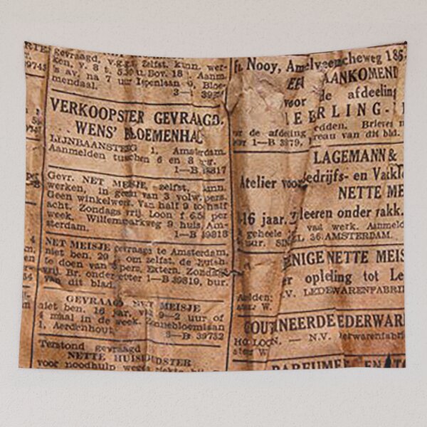 Item preview, Old Newspaper Print designed and sold by Anmol Nayak.