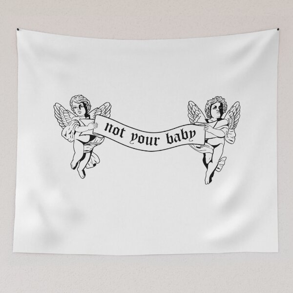 Item preview, Not Your Baby designed and sold by BadTypeCo.