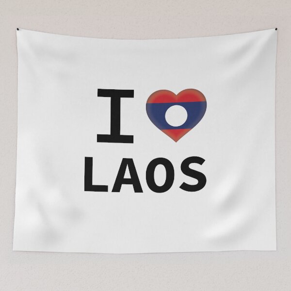 Item preview, I HEART LAOS designed and sold by Mxdesign888.