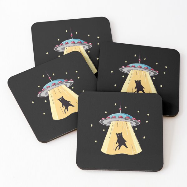 Item preview, Alien UFO Cat Abduction I Want To Believe designed and sold by Zeelicious Designs.