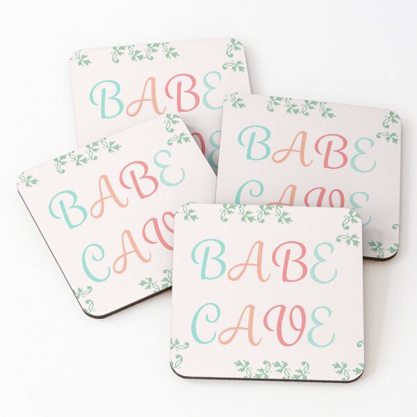 Item preview, Babe Cave (with floral boarder) designed and sold by sbolubasz17.