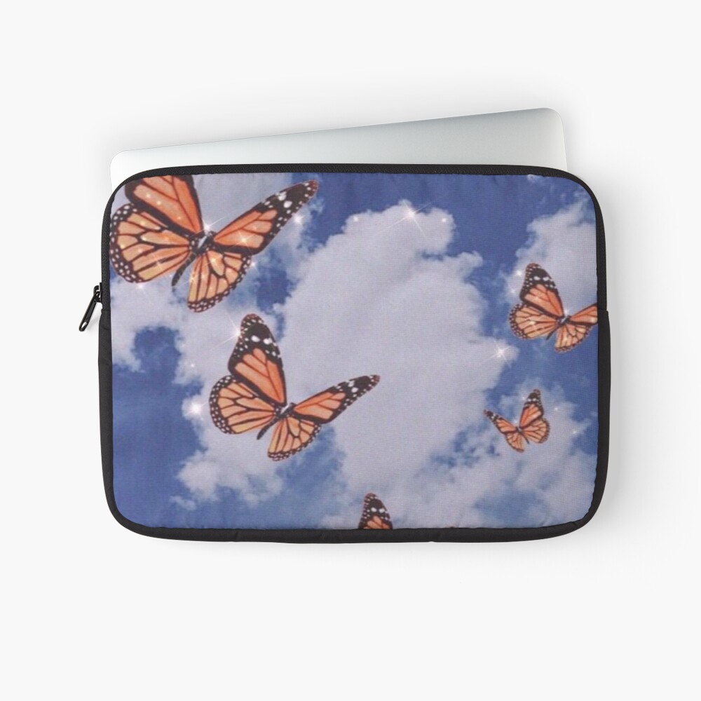 pretty pfp with butterflies Laptop Sleeve for Sale by starstudio444