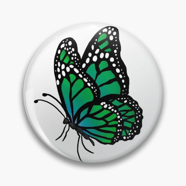 Artikelvorschau, Grüner Schmetterling entworfen und verkauft von CleverBerry.