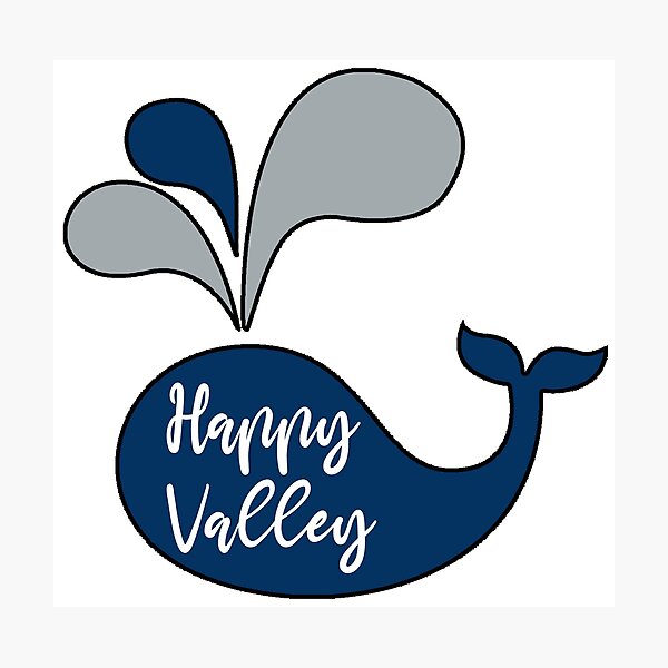 Happy Valley Whale Photographic Print