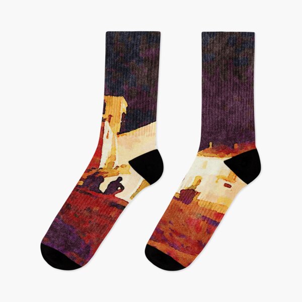 Item preview, Borrello: boys sitting in front of the church at night designed and sold by Giuseppe Cocco.