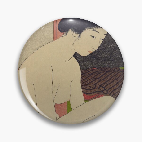Item preview, Goyō Hashiguchi - Yokugo no onna - Japanese art designed and sold by Bebichic.