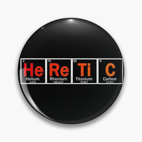 Item preview, HERETIC with chemical elements designed and sold by patriotazx.