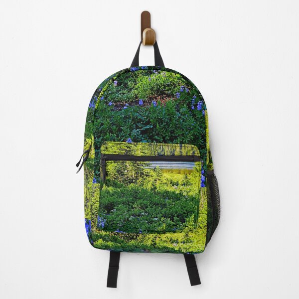 Item preview, LUPINES BESIDE THE LAKE designed and sold by Elaine Bawden.