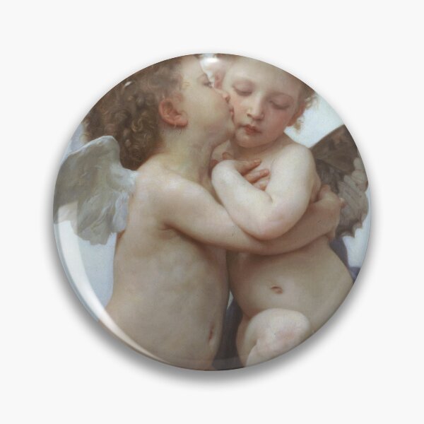 Item preview, William-Adolphe Bouguereau: First kiss Psychee Angels - French designed and sold by Bebichic.