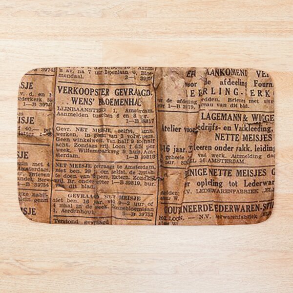 Item preview, Old Newspaper Print designed and sold by Anmol Nayak.