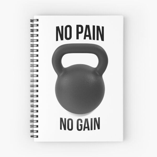 Item preview, no pain no gain dumbells 	 designed and sold by foxxyapparel.