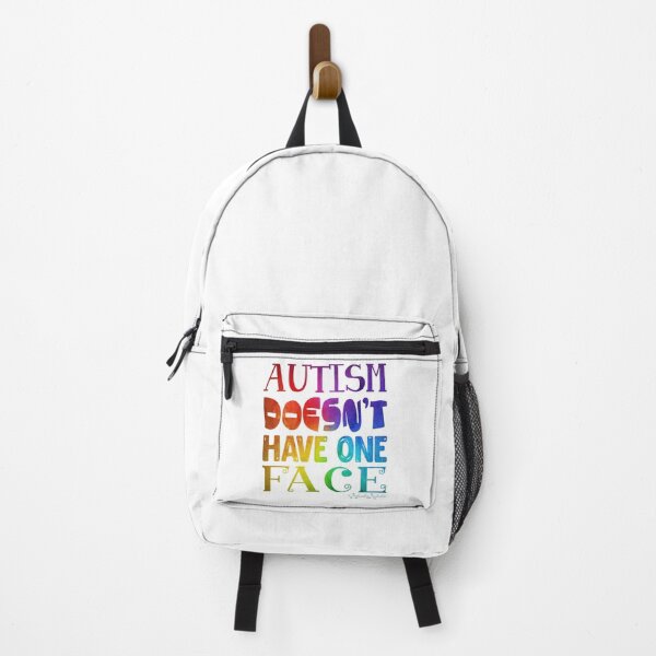 Item preview, Autism doesn't have one face #ActuallyAutistic designed and sold by NatLeBrunDesign.