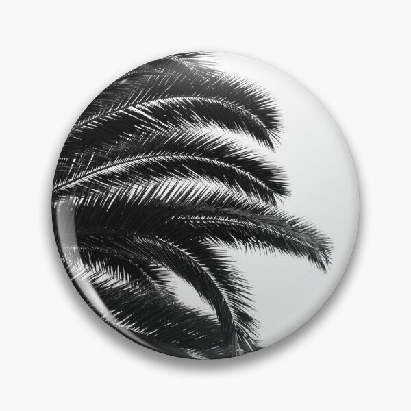 Item preview, Palm tree Leaf Monochrom Half Black Photography designed and sold by Bebichic.