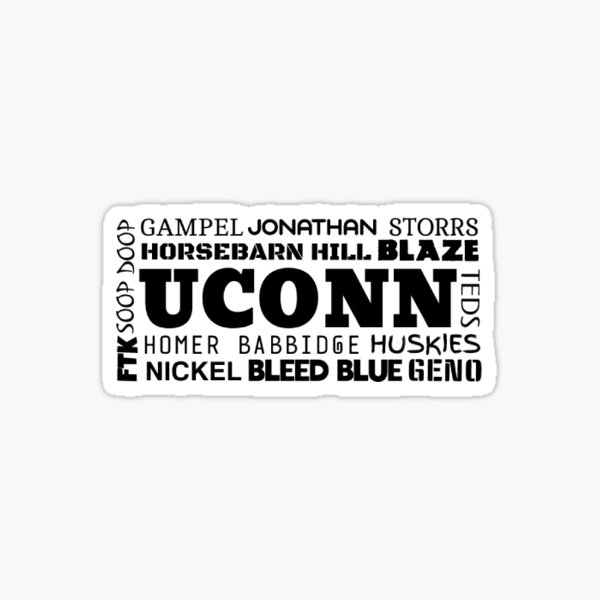 UCONN Sticker