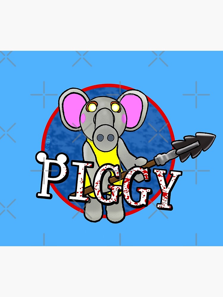 Piggy Chapter 10 Emily Elephant Art Print By Pickledjo Redbubble - roblox piggy chapter 10 background