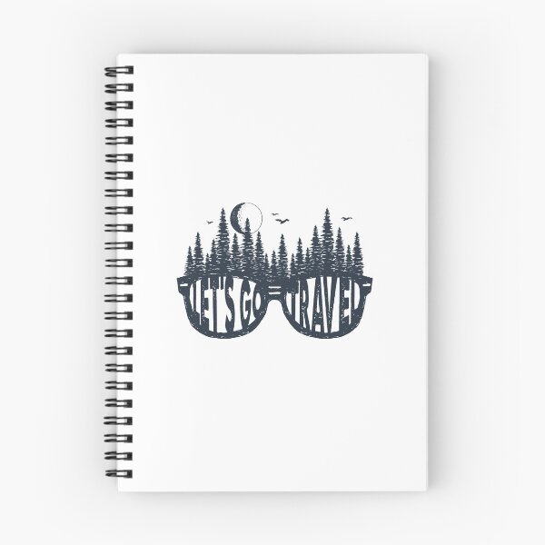 Item preview, Let's Go Travel. Forest, Sunglasses, Adventure. Motivational Quote designed and sold by Sloth Astronaut.