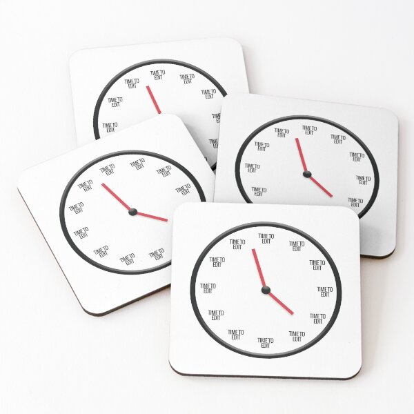 Item preview, Time to Edit in White designed and sold by lillywhy.