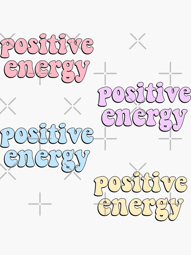 Thumbnail 3 of 3, Sticker, positive energy pack designed and sold by Pastel-PaletteD.