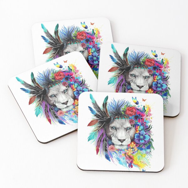 Item preview, Wild Natural Colorful Lion - designed and sold by DeesignR.