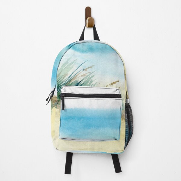 Item preview, Seaside Ocean Dune Beach Watercolor Scene designed and sold by BeUTwo.