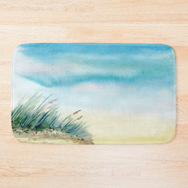 Item preview, Seaside Ocean Dune Beach Watercolor Scene designed and sold by BeUTwo.