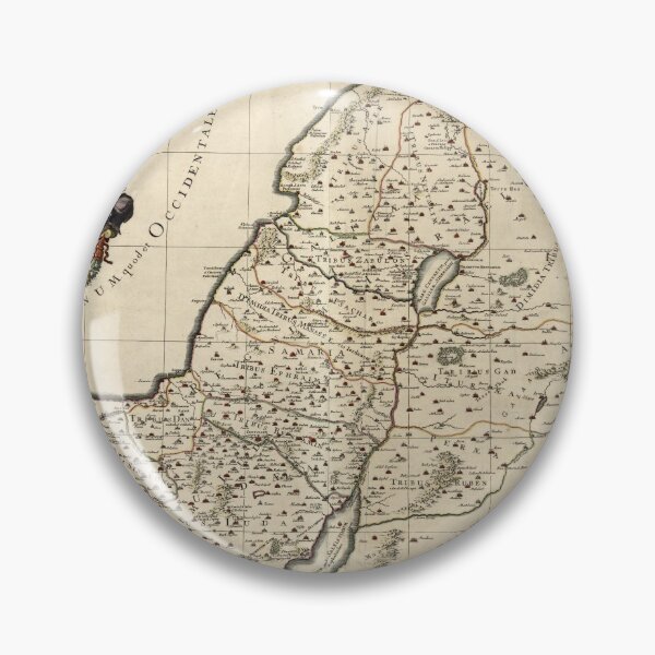 Item preview, Map of Israel (1696) designed and sold by allhistory.