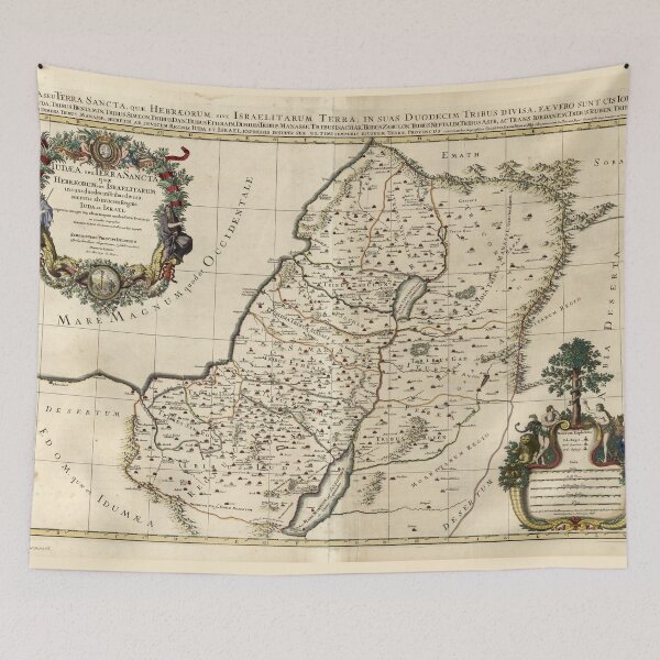 Item preview, Map of Israel (1696) designed and sold by allhistory.