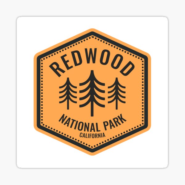 Redwood Forest Badge Sticker