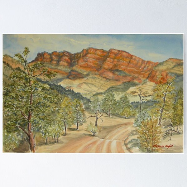 Item preview, Heysen Range, Flinders Ranges designed and sold by Virginia  Coghill.