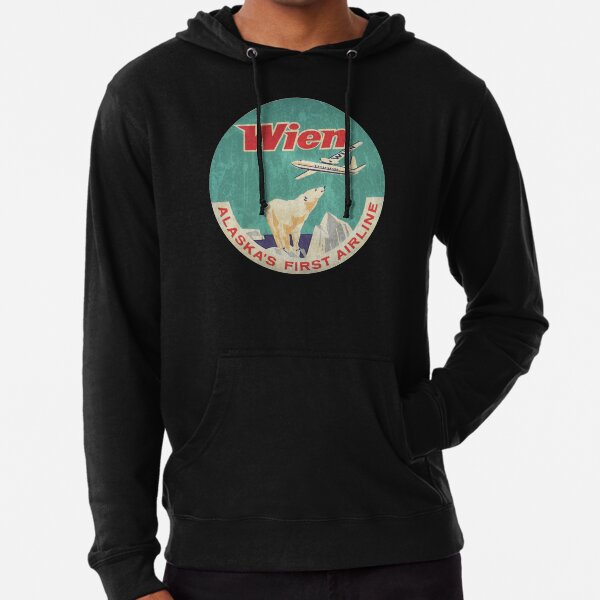 Wien Air Alaska's first airline Lightweight Hoodie